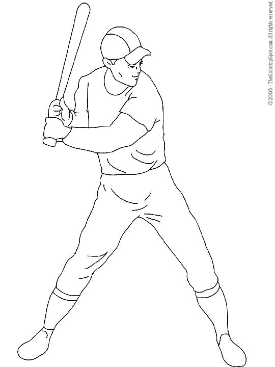 540x720 Store Coloring Page Baseball Player Coloring Pages Then You Should