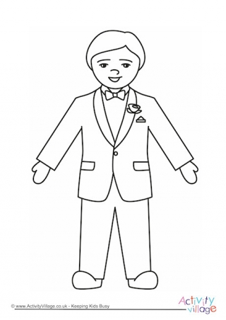 320x452 Wedding Colouring Pages
