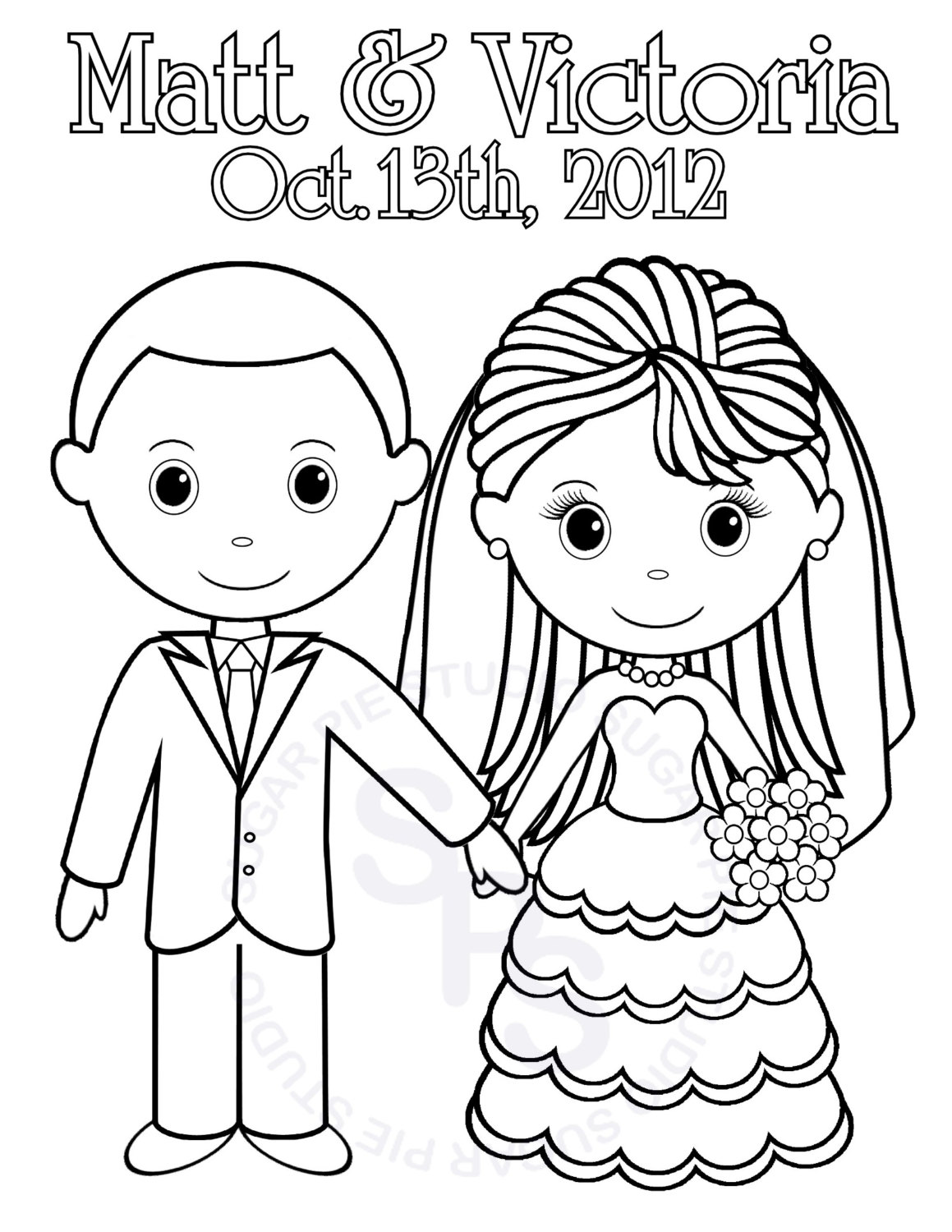 1159x1500 Bride And Groom Coloring Pages Top Free Page Arilitv Bride