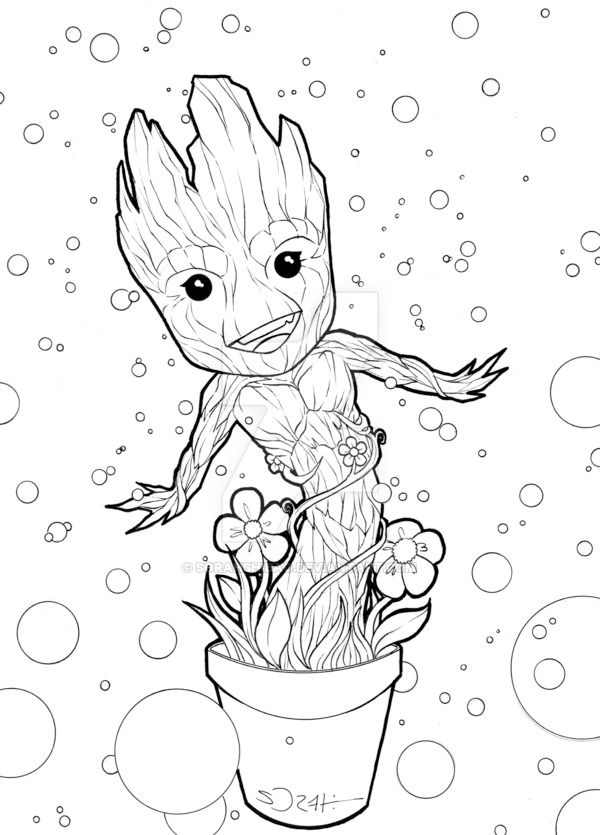 600x835 Chibi Groot