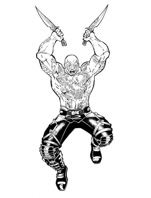 595x780 Kids N Coloring Pages Of Guardians Of The Galaxy