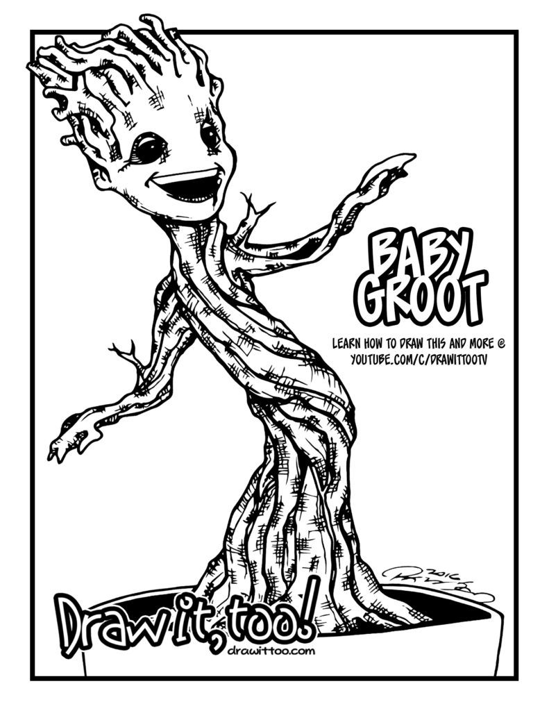 791x1024 Trend Groot Coloring Pages Baby Page Select
