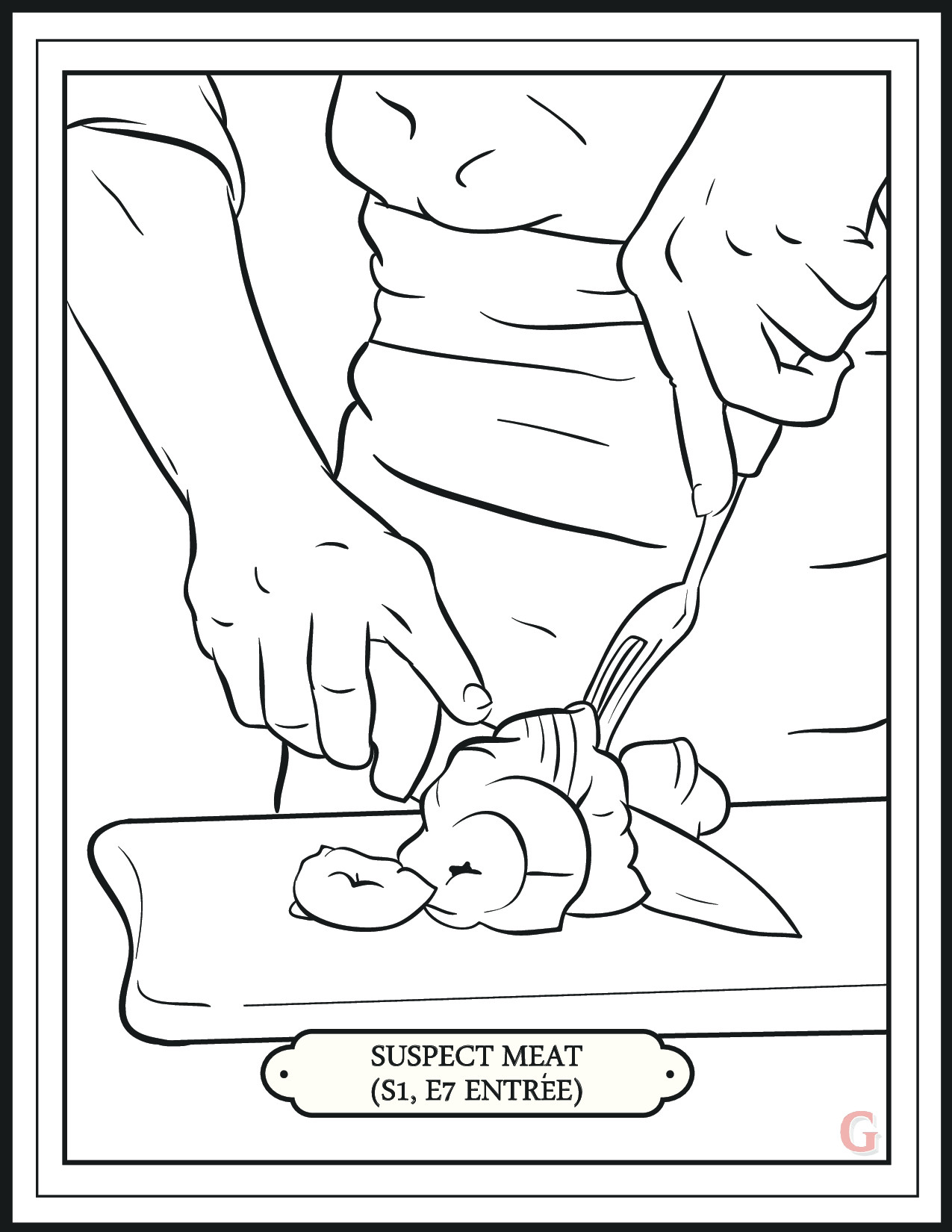 1275x1650 Hannibal' Returns Tonight Enjoy This Mini Coloring Book