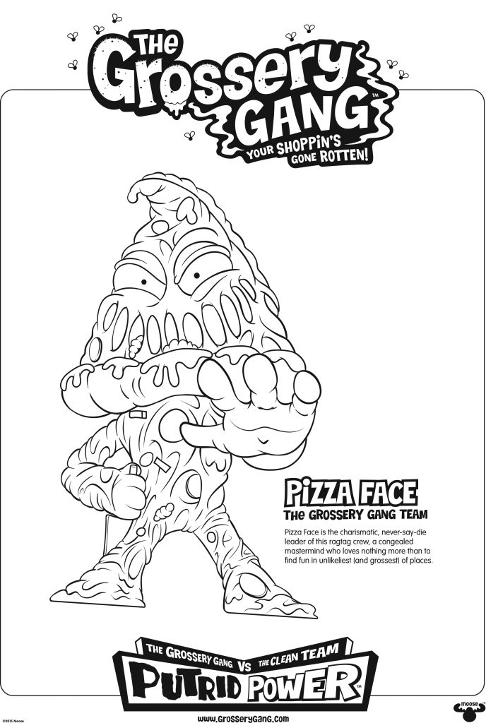 688x1024 Grossery Gang Coloring Pages