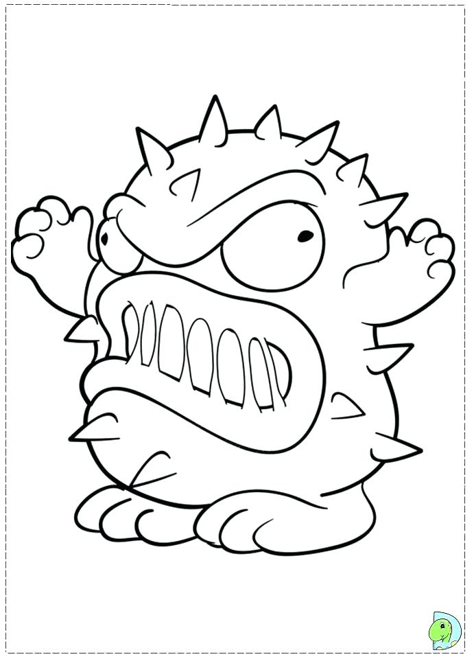691x960 Grossery Gang Coloring Pages Free Coloring Pages Of Trash Pack
