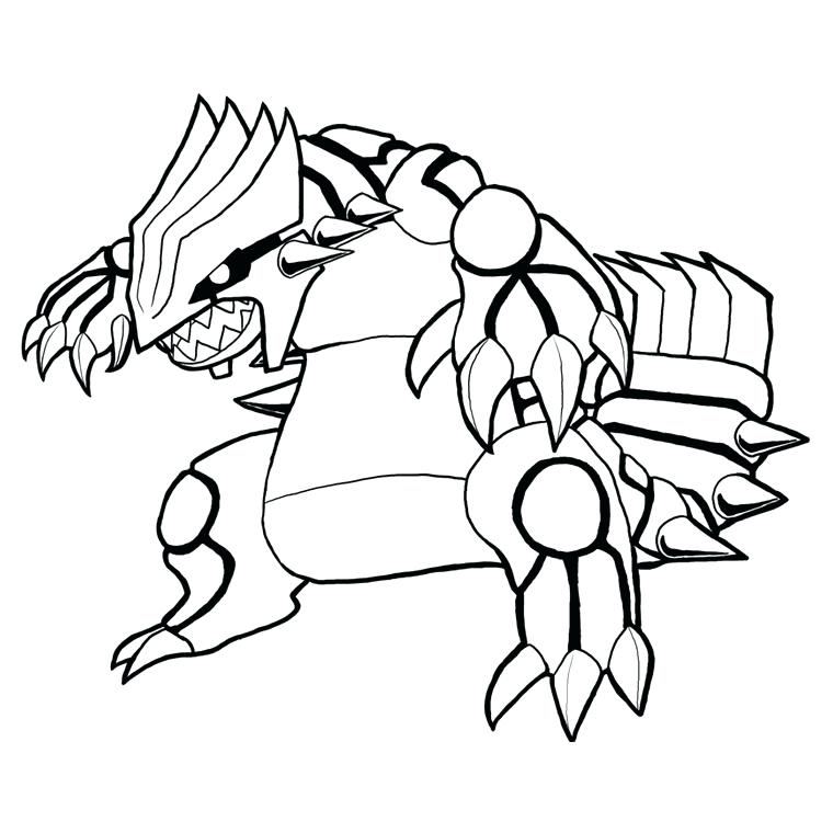 760x760 Groudon Coloring Pages Coloring Pages Page Pokemon Primal