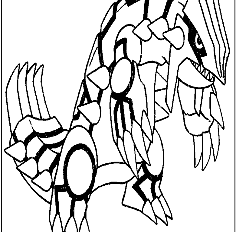 780x768 Legendary Pokemon Coloring Pages Dogs Groudon Beauteous