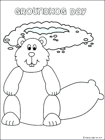 362x482 Groundhog Coloring Pages Groundhog Day Coloring Pages Free