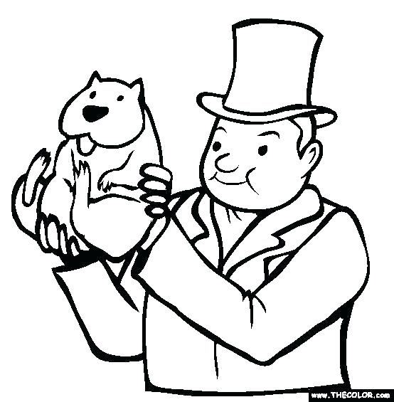 554x565 Groundhog Coloring Page Preschool Ground Hog Coloring Pages