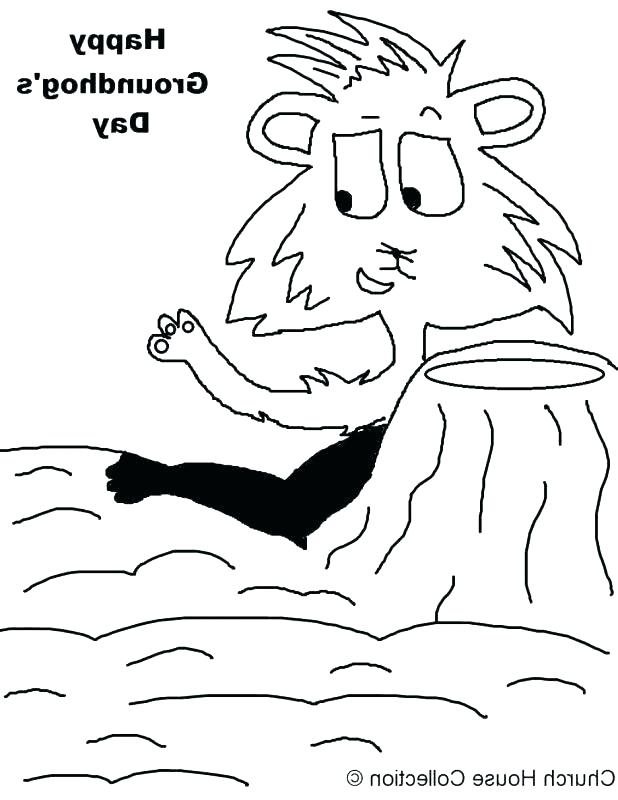 618x800 Groundhog Day Coloring Sheets Angry Ground Hog Coloring Pages