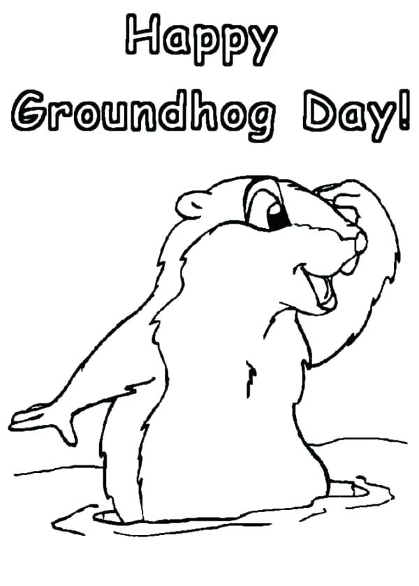 600x840 Groundhog Coloring Pages Here Are Groundhog Coloring Page Pictures