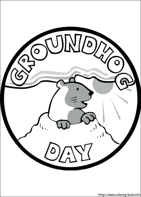 567x794 Groundhog Day Coloring Pages Free Printable Colouring