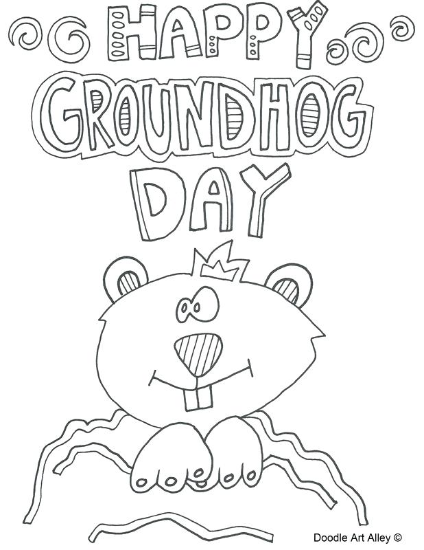 618x800 Groundhog Day Coloring Pages Free Printable Coloring Pages