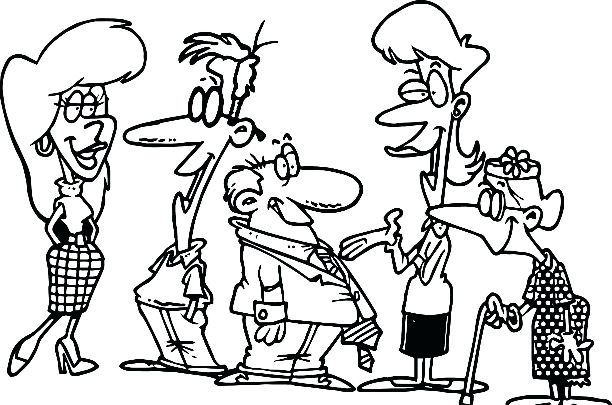 2449x1623 Coloring Pages For Adults Only Group Of Friends Hanging Out People