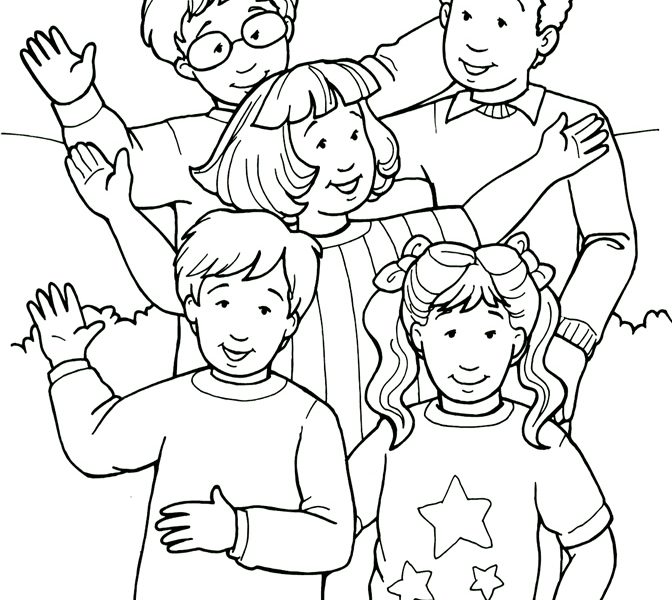 672x600 People Coloring Page Coloring Page