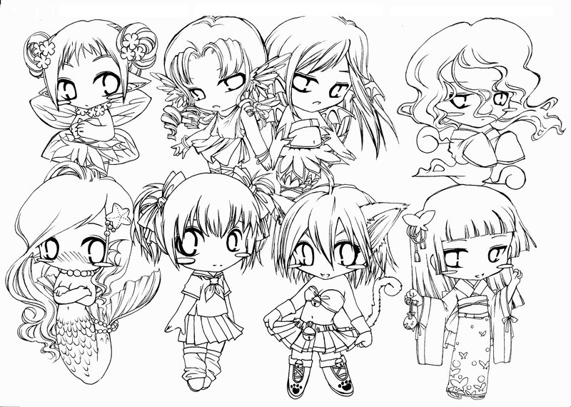 800x570 Cute Chibi Coloring Pages Free Coloring Pages For Kids