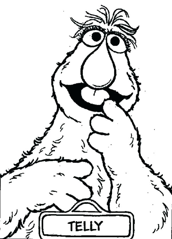 600x837 Grover Coloring Page Sesame Street Coloring Pictures Sesame Street