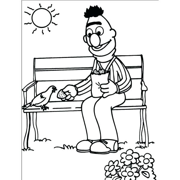600x600 Sesame Street Coloring Pages Grover Page Free Birthday