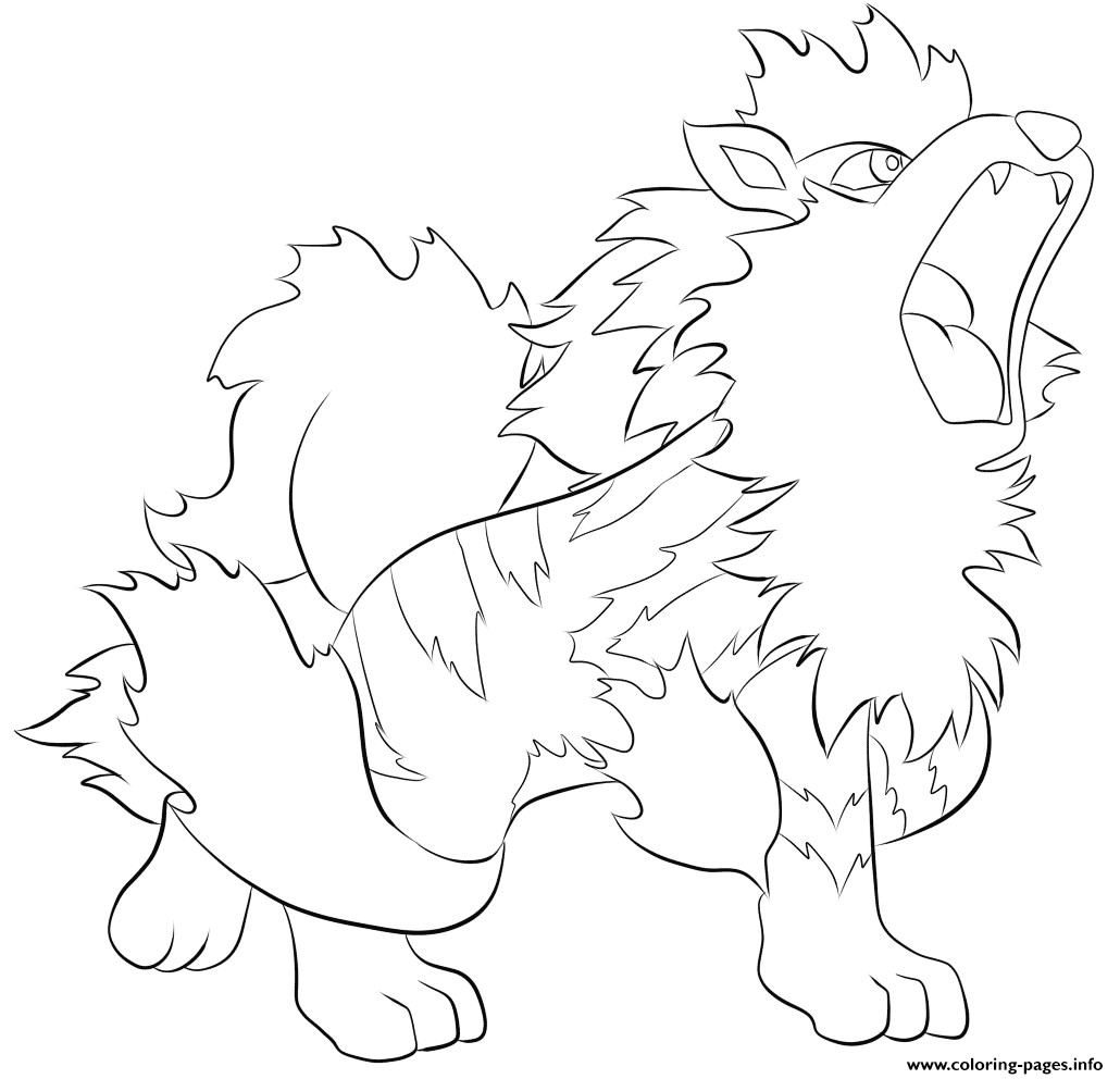 1030x992 Print Arcanine Pokemon Coloring Pages Pokemon