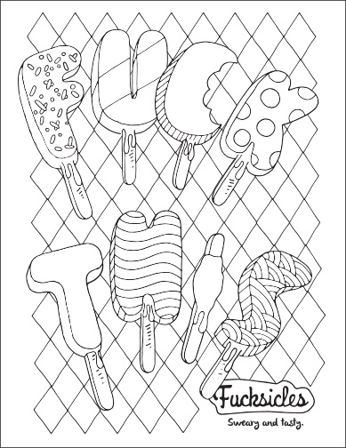 389x504 Swear Word Adult Coloring Pages