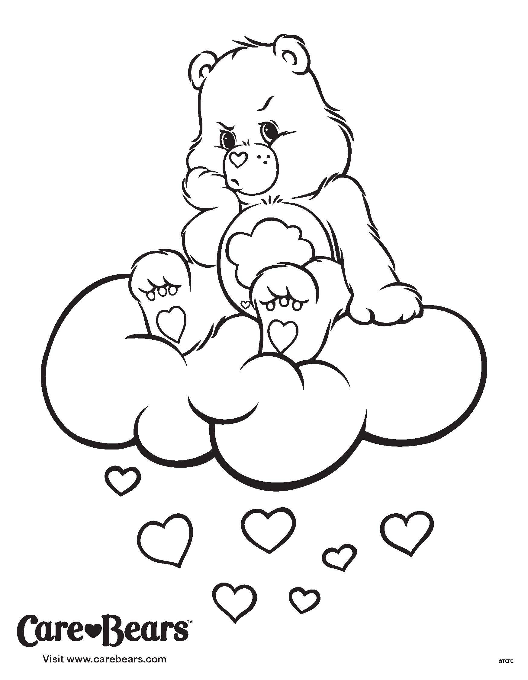 1748x2248 Care Bears Coloring Sheet Don't Let The Grumpies Get You! Meet
