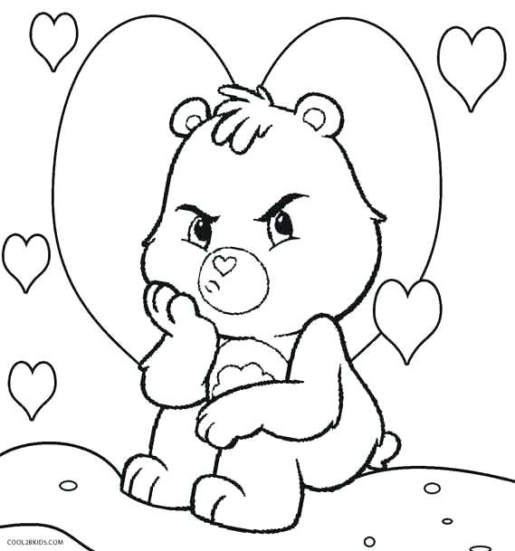 569x609 Grumpy Coloring Page Baby Care Bear Coloring Pages Grumpy Cat
