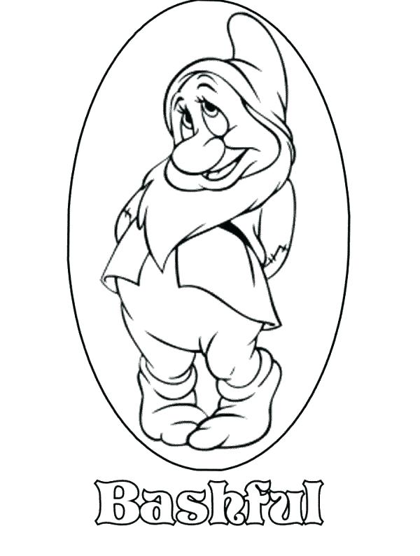 600x794 Interesting Seven Dwarfs Coloring Pages Well Coloring Page