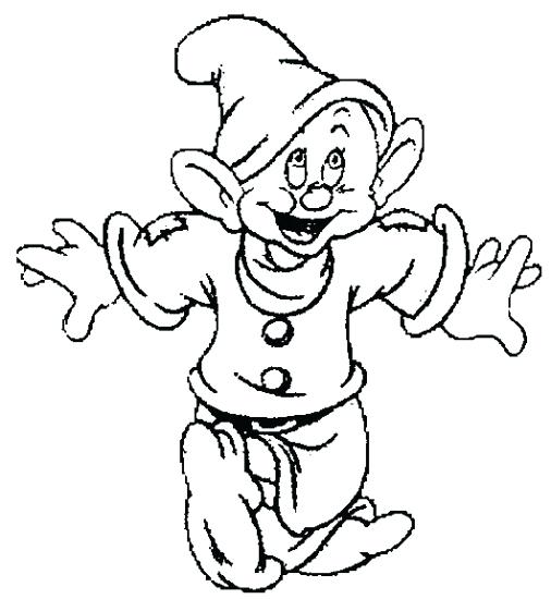 506x550 Seven Dwarfs Coloring Pages Dwarfs Coloring Pages Dwarfs