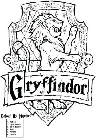 339x480 Hogwarts Crest Coloring Page Coloring Pages Crest New Superb