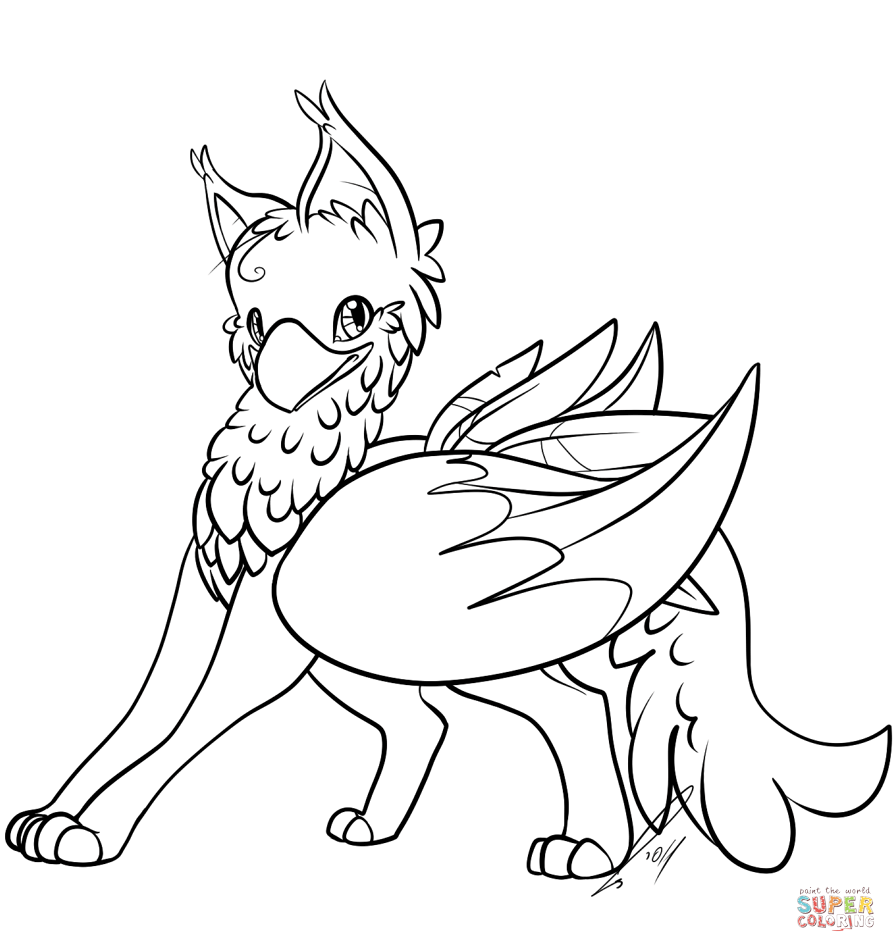 896x952 Cute Gryphon Super Coloring Coloring Sheets Babies