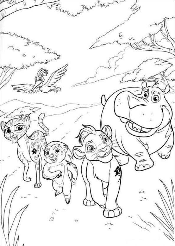 593x832 Kids N Coloring Pages Of Lion Guard
