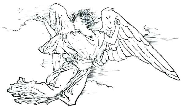 590x350 Guardian Angel Coloring Pages Amazing Angel Coloring Pages