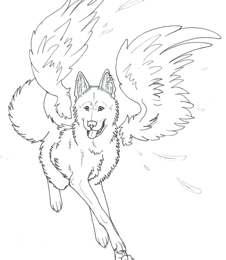 784x900 Guardian Angel Coloring Pages