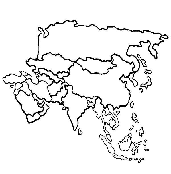 600x612 Map Of Guatemala Coloring Page