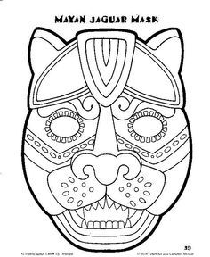 236x288 Masks Of Mexico To Color Temple Of The Jaguar