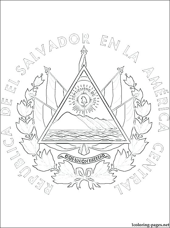 560x750 Guatemala Flag Coloring Page Flag Coloring Page Coat Of Arms