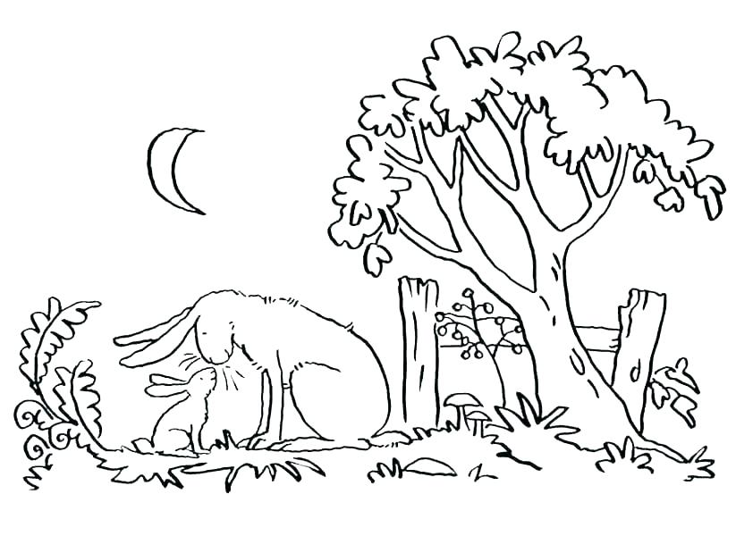 823x600 Coloring Pages Love I Love You To The Moon And Back Hand Drawn
