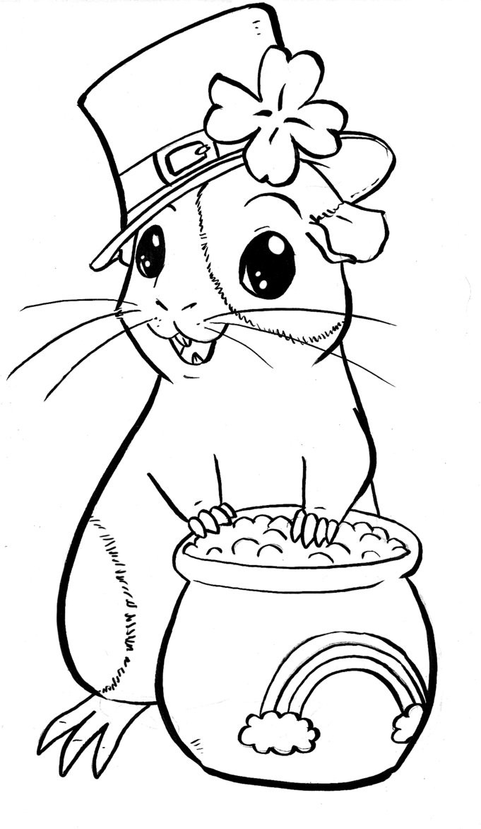 681x1172 Guinea Pig Coloring Pages Freecolorngpages Co Colouring