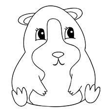 230x230 Top Free Printable Guinea Pig Coloring Pages Online