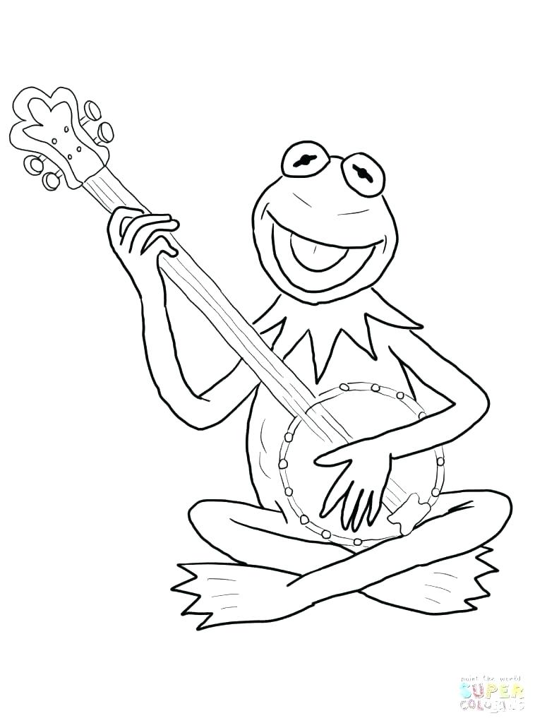 758x1024 Electric Guitar Coloring Pages Printable Precision Cool Guitar