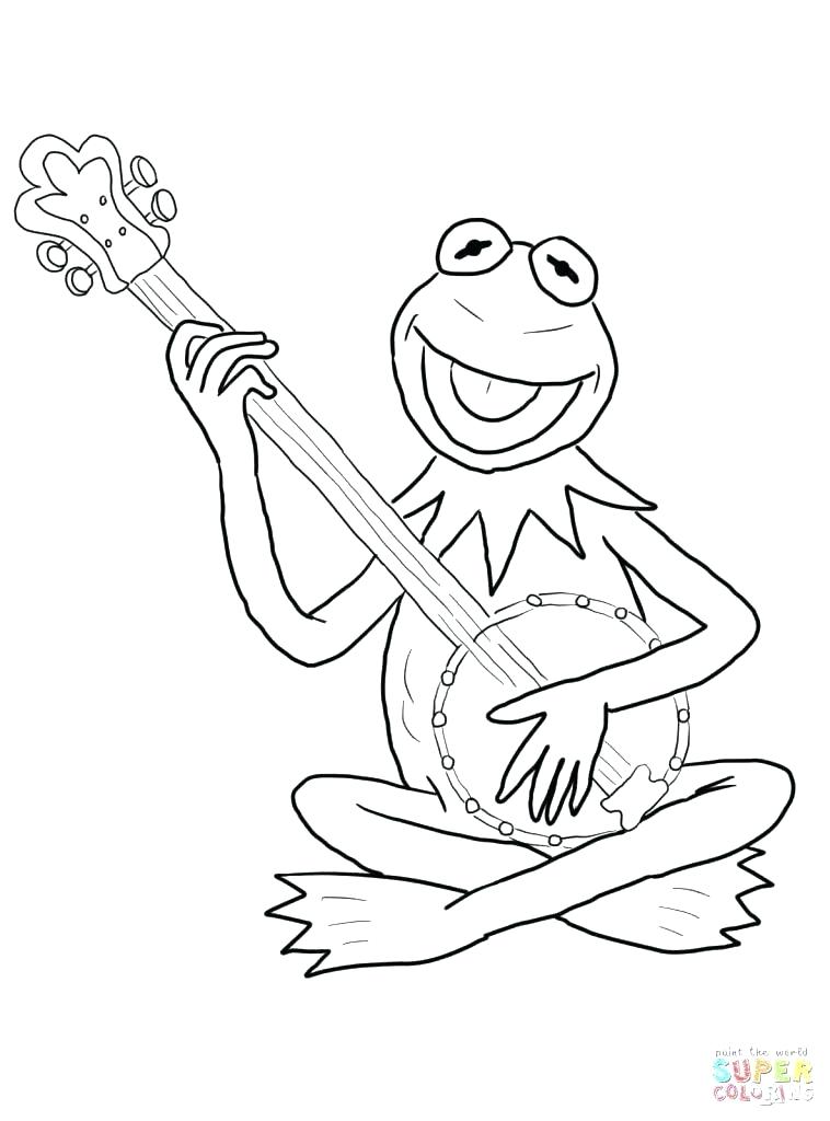 758x1024 Guitar Coloring Sheet Free Electric Guitar Coloring Pages