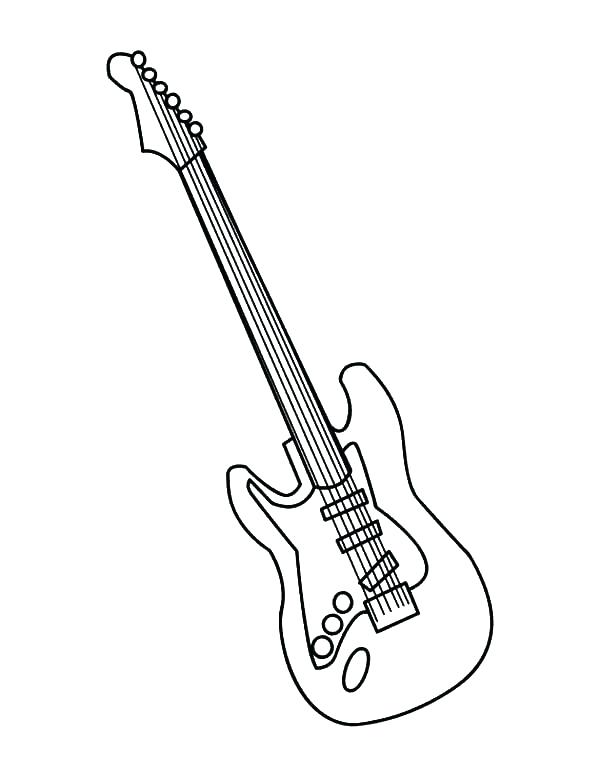 Guitar Printable Coloring Pages at GetDrawings | Free download