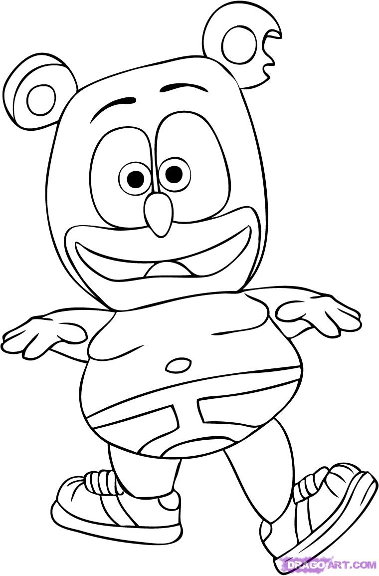 760x1154 Gummy Bear Coloring Pages To Page