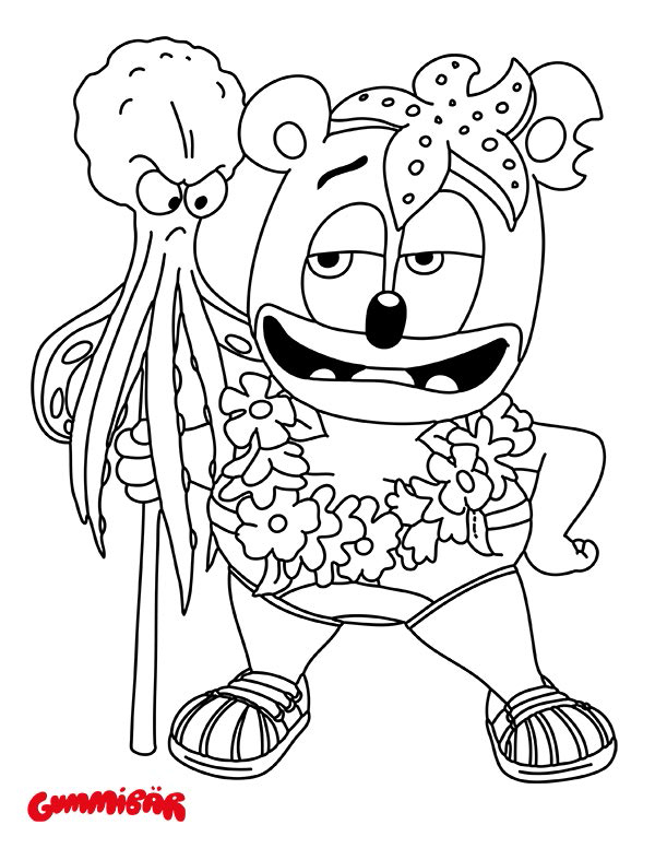 600x776 Download A Free Summer Coloring Page