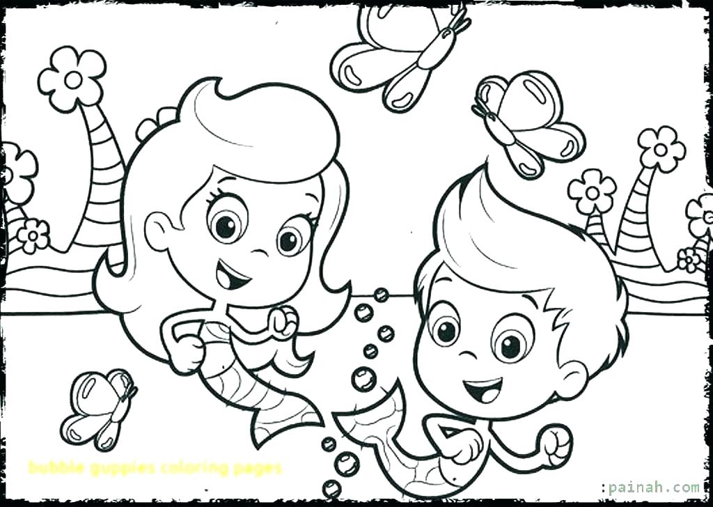 1024x728 Bubble Guppies Coloring Page Bubble Guppies Coloring Pages
