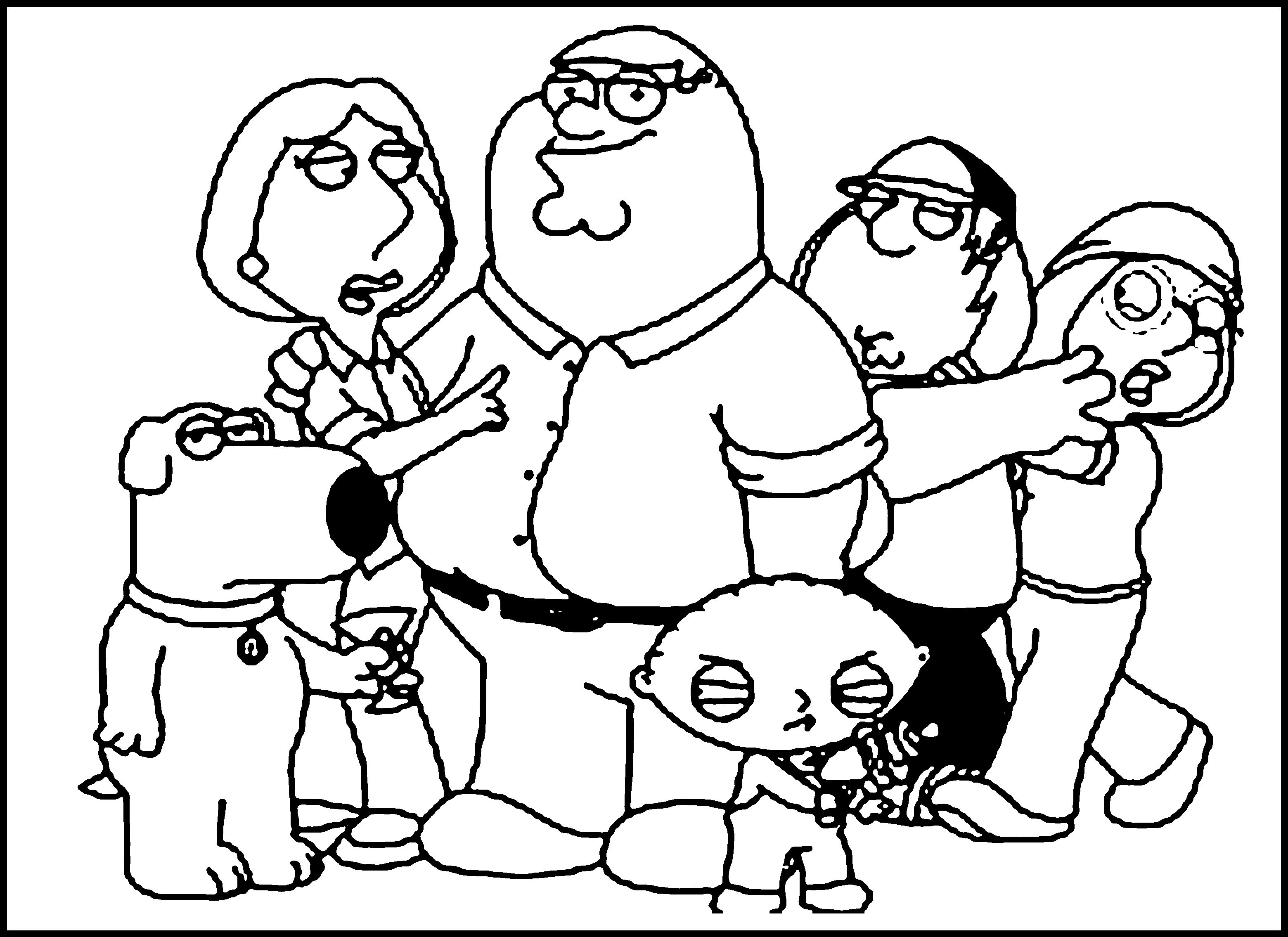 3120x2270 Printable Family Guy Coloring Pages At Family Guy Coloring Pages