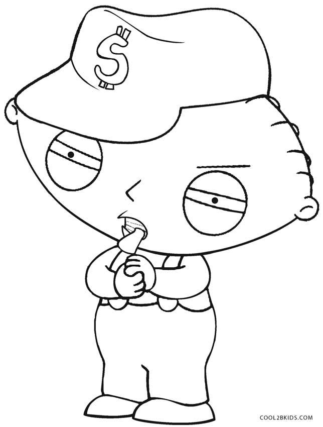 644x850 Printable Family Guy Coloring Pages For Kids