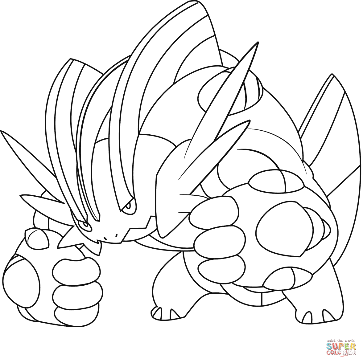 1177x1178 Entrancing Mega Pokemon Coloring Pages Colouring For Pretty Mega
