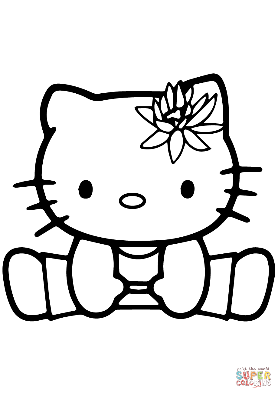 919x1300 Gymnastic Coloring Pages Hello Kitty Gymnastics Page Free