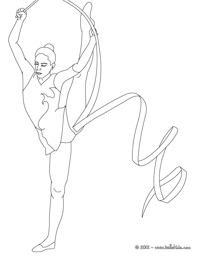 821x1061 Gymnastics Coloring Pages Free Extraordinary Pictures To Color